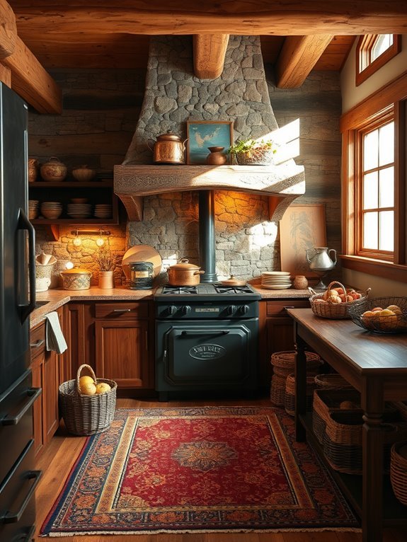 stylish and efficient cooking space