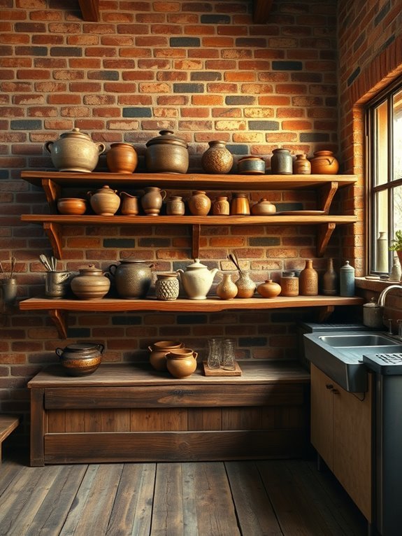 stylish and functional shelving