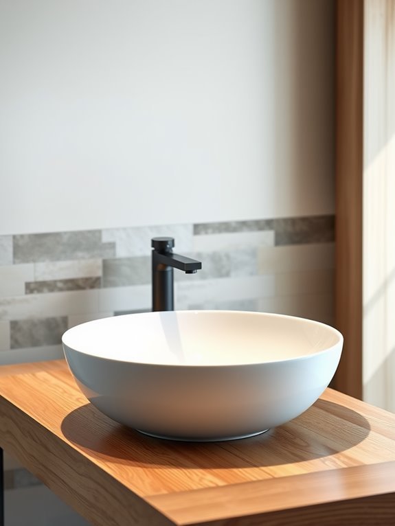 stylish contemporary bathroom sink