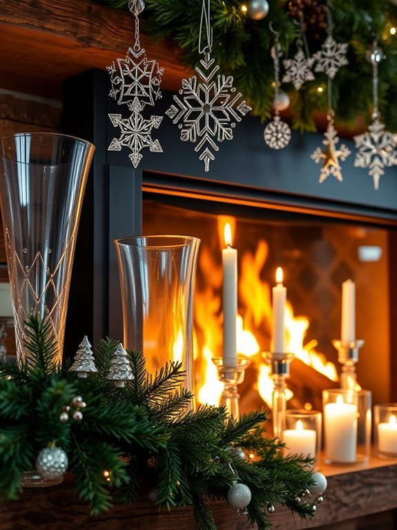 stylish decorative glass elements