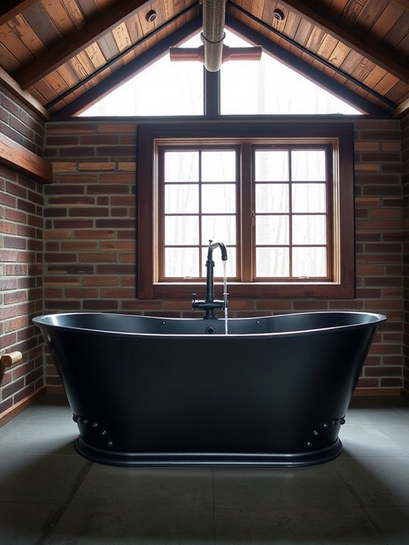 stylish industrial design bathtubs