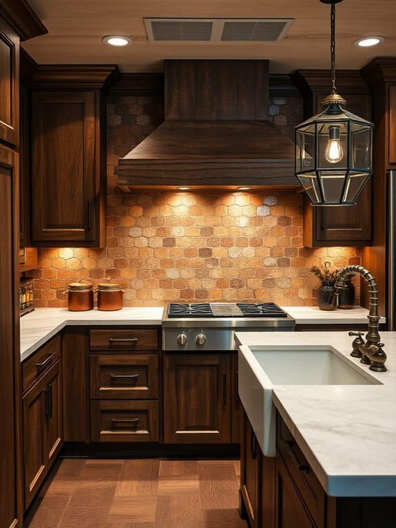 stylish kitchen wall accents