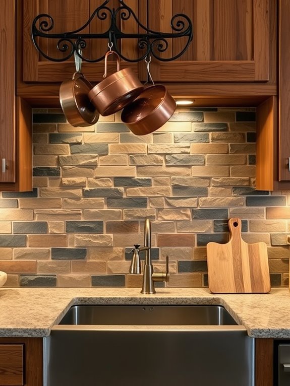 stylish kitchen wall accents