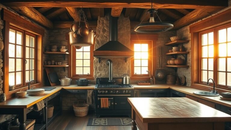 stylish rustic cabin kitchens