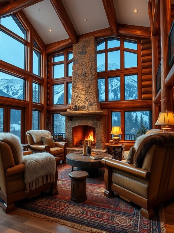 stylish rustic wooden decor