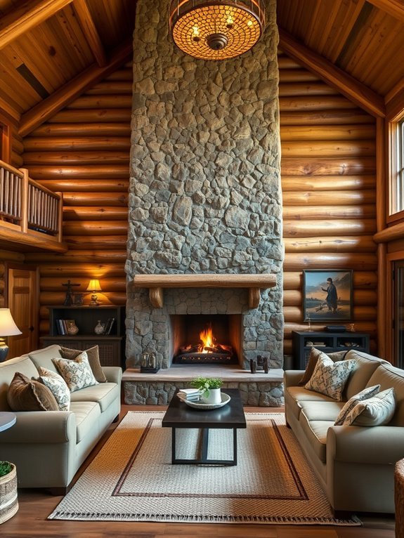 stylish statement fireplace design