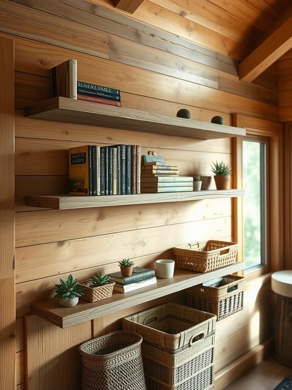 stylish storage for walls