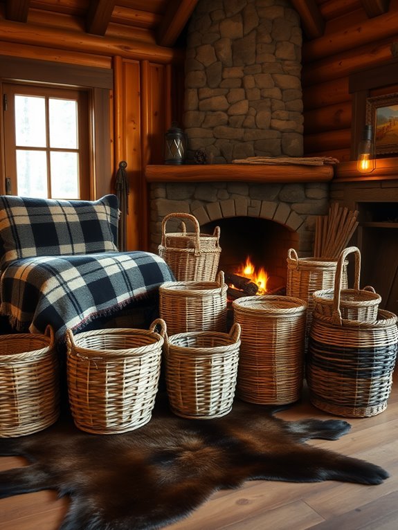 stylish storage solution baskets