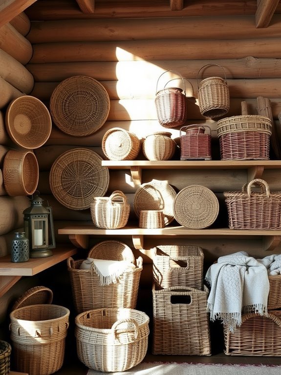 stylish storage solution baskets