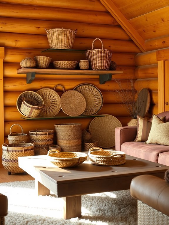 stylish storage solution baskets