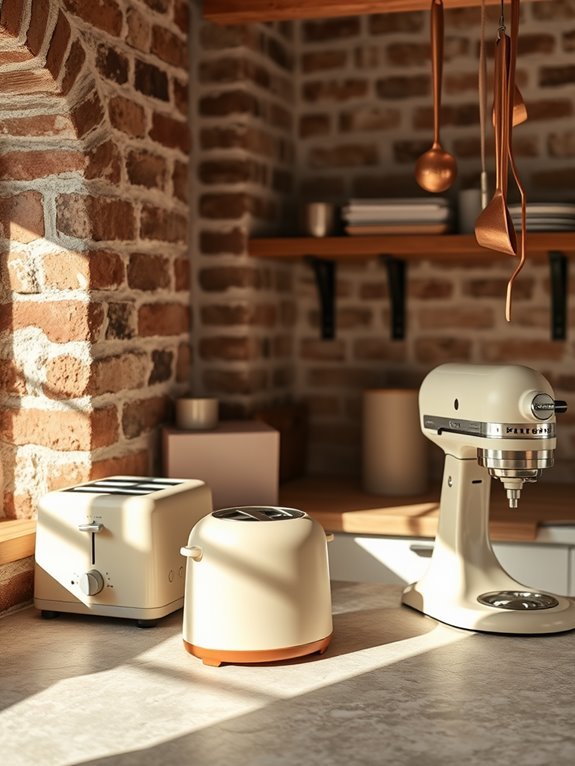 subtle color kitchen devices