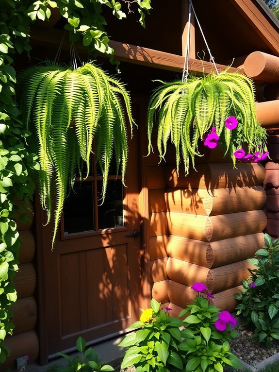 suspended greenery for decoration