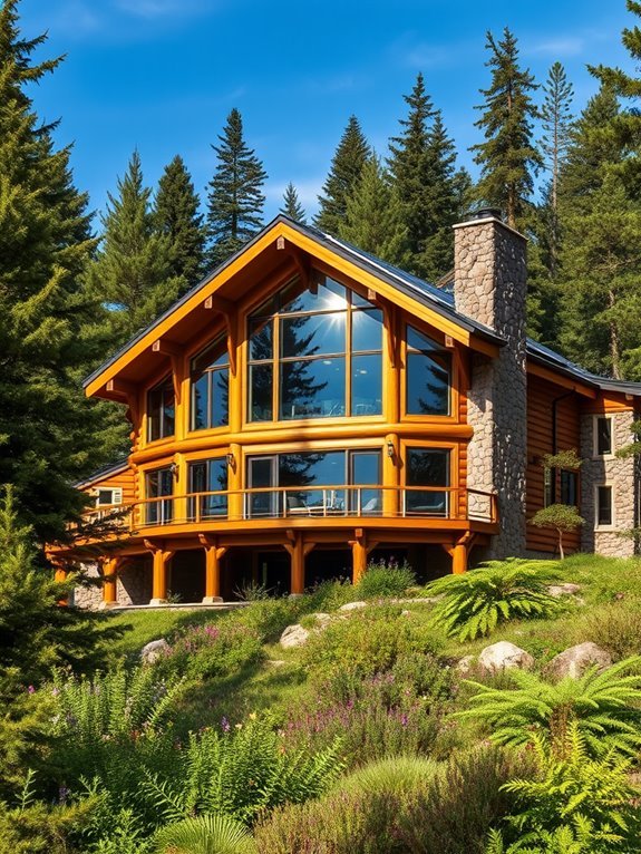 sustainable contemporary mountain retreat