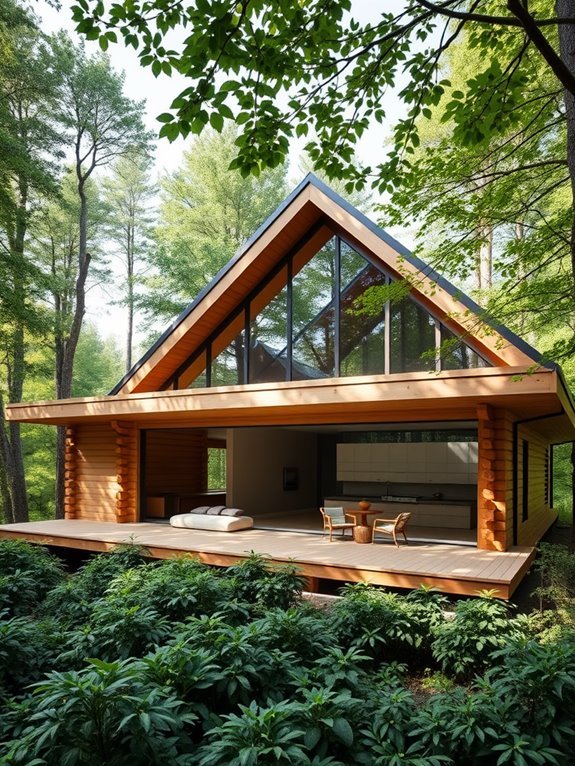 sustainable lodging in nature