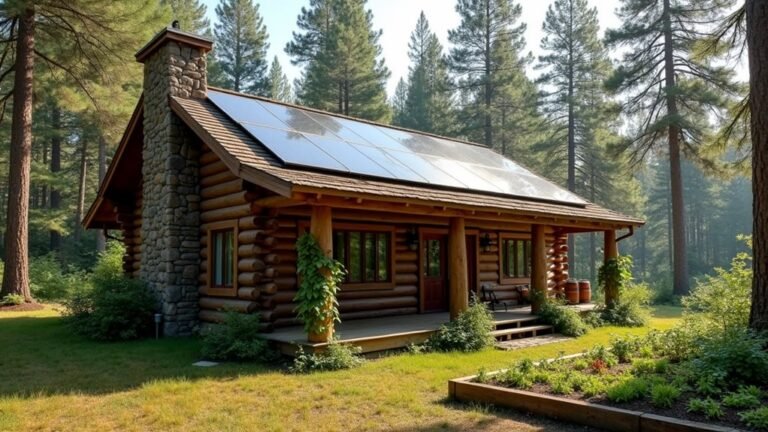 sustainable off grid cabin homes