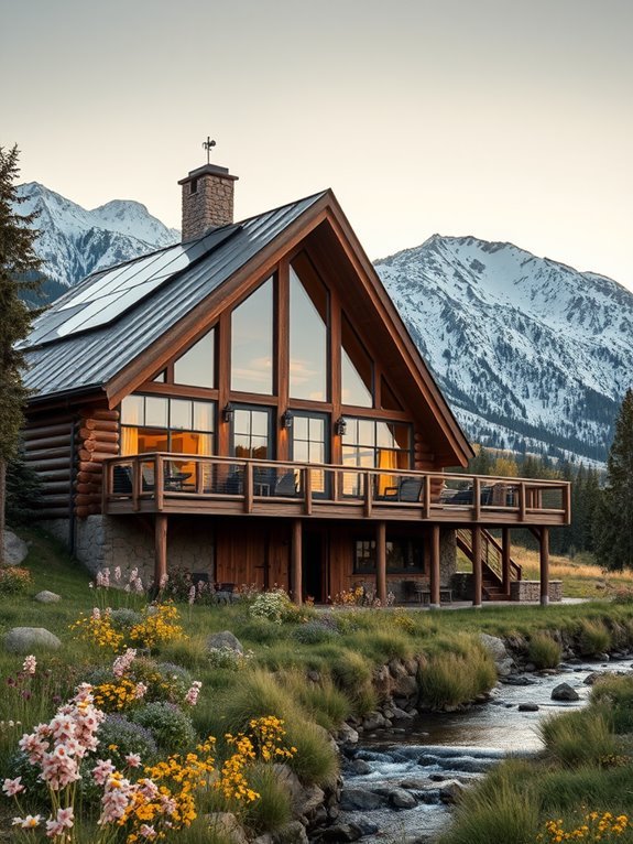 sustainable retreat in nature