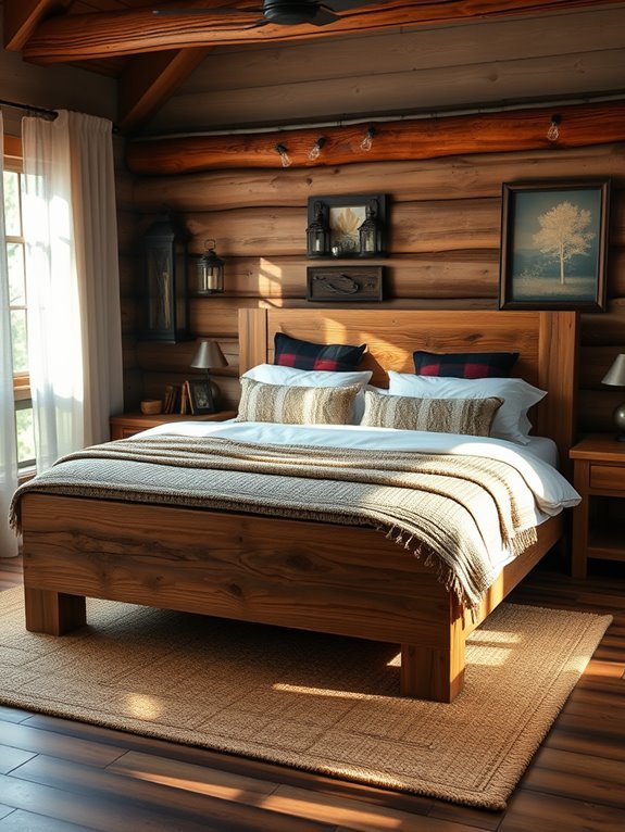 sustainable rustic bed frames