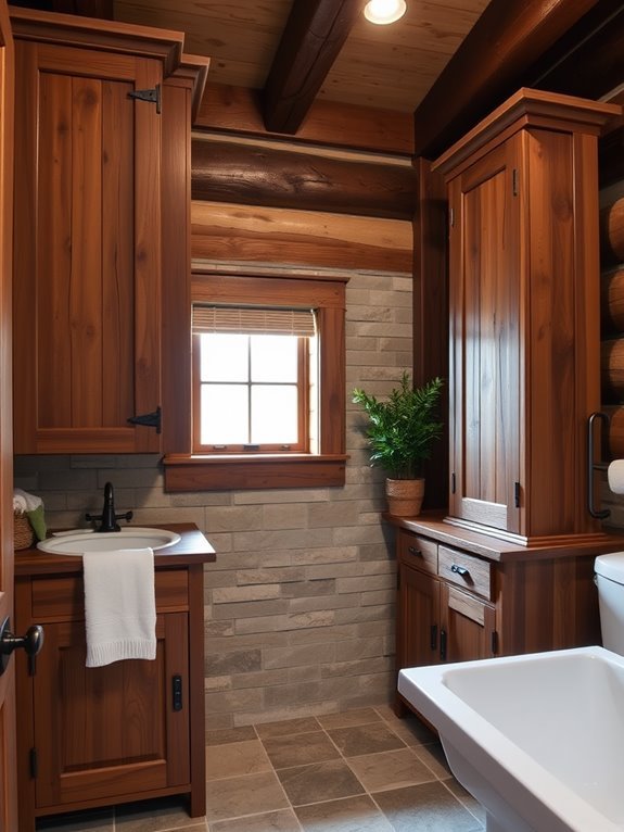 sustainable rustic cabinetry design