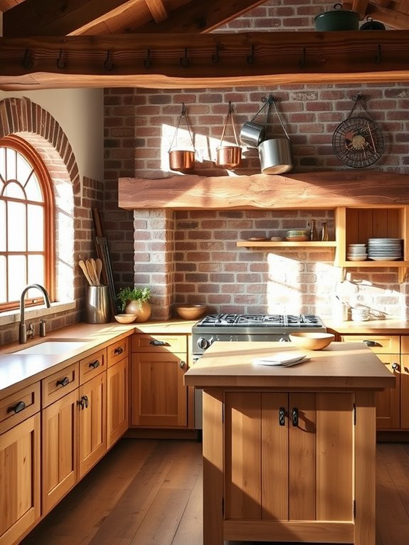 sustainable rustic cabinetry design