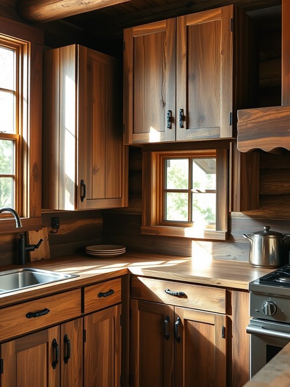 sustainable rustic cabinetry option