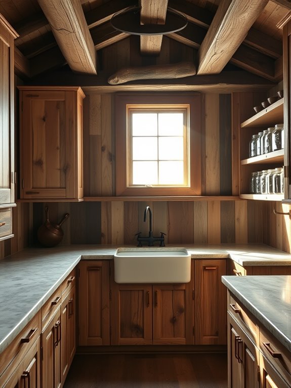 sustainable rustic cabinetry solution