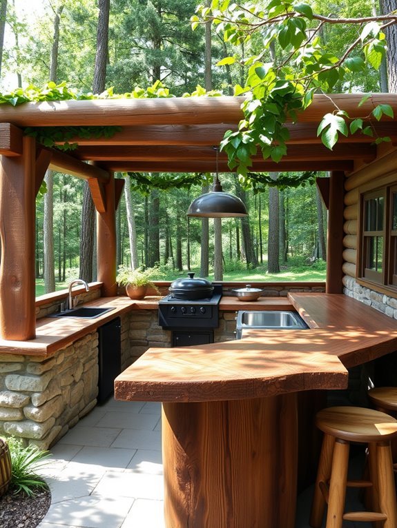 sustainable rustic countertop solutions