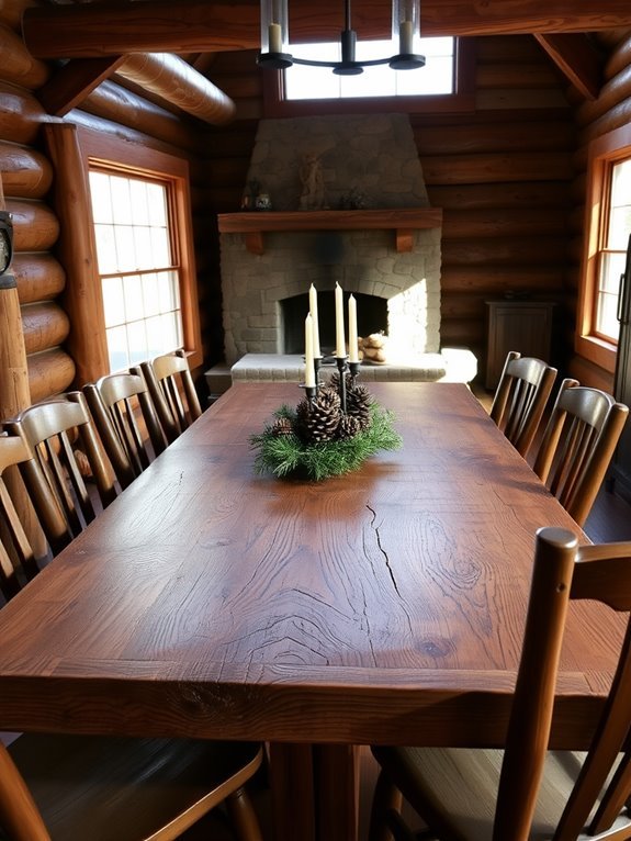 sustainable rustic dining furniture