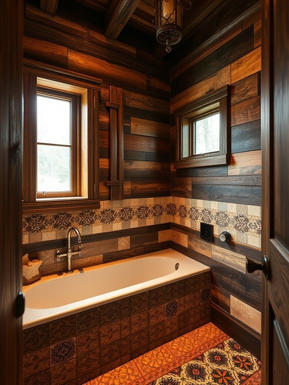 sustainable rustic wood panels