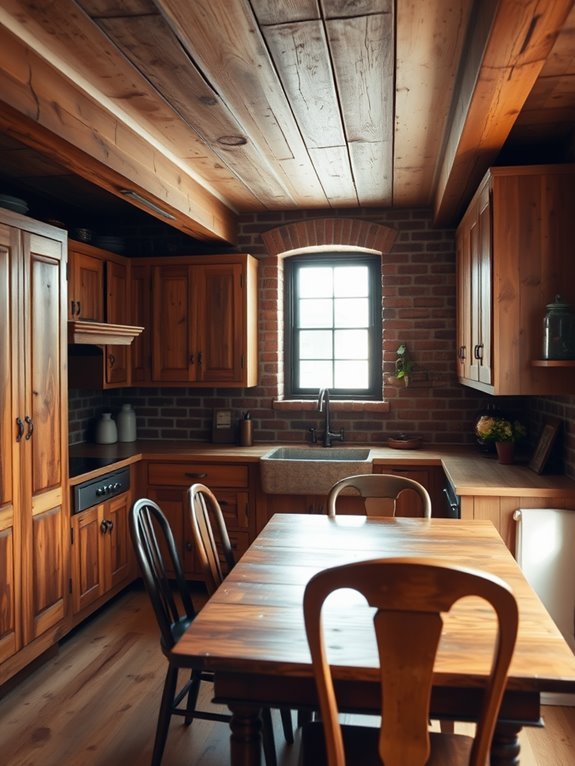 sustainable rustic wood storage