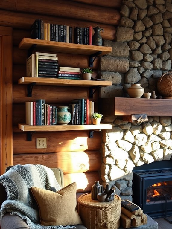 sustainable rustic wood storage