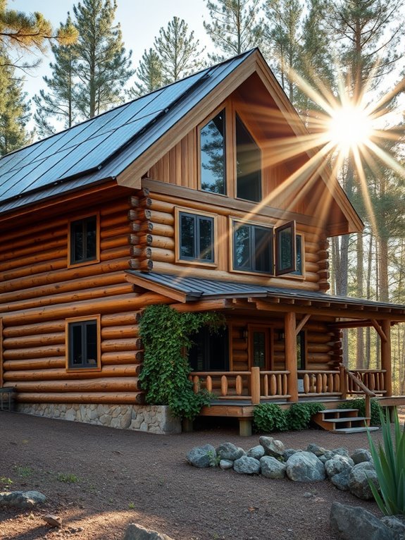 sustainable wooden living space