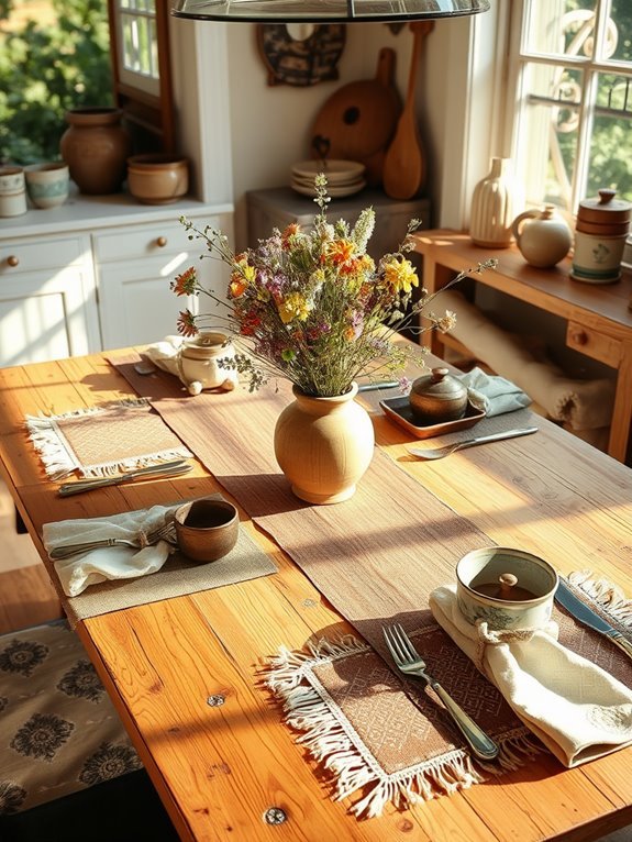 textiles and decor layering