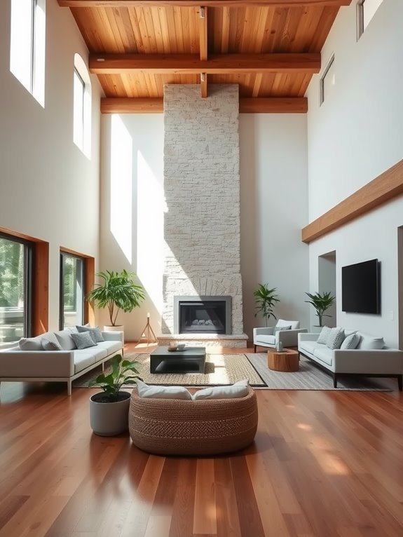 timber inspired minimalist design