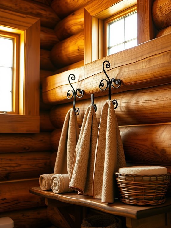 towel hanging solutions available