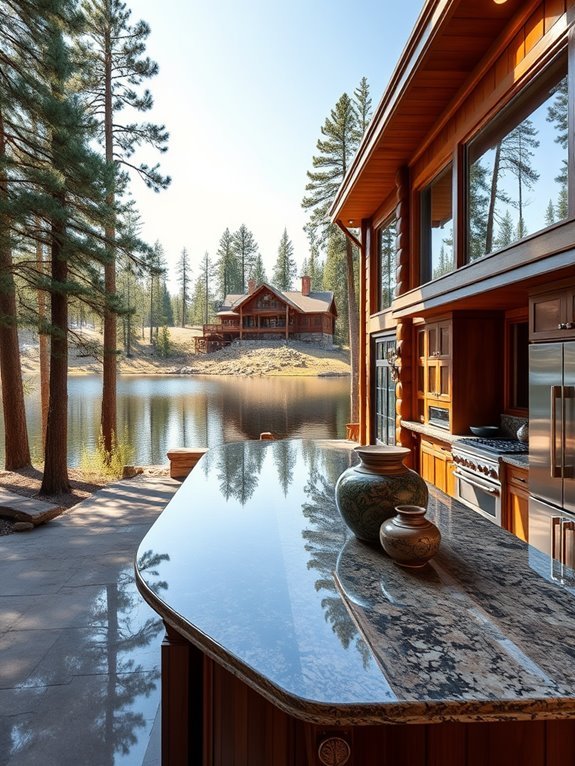 tranquil lakeside retreat haven