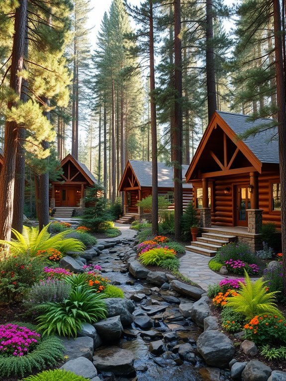 tranquil woodland retreat location