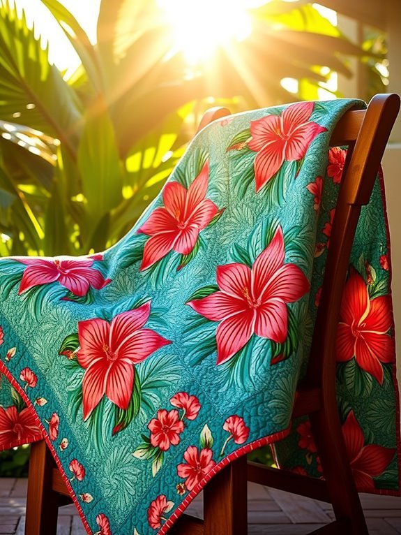 tropical themed cozy retreat