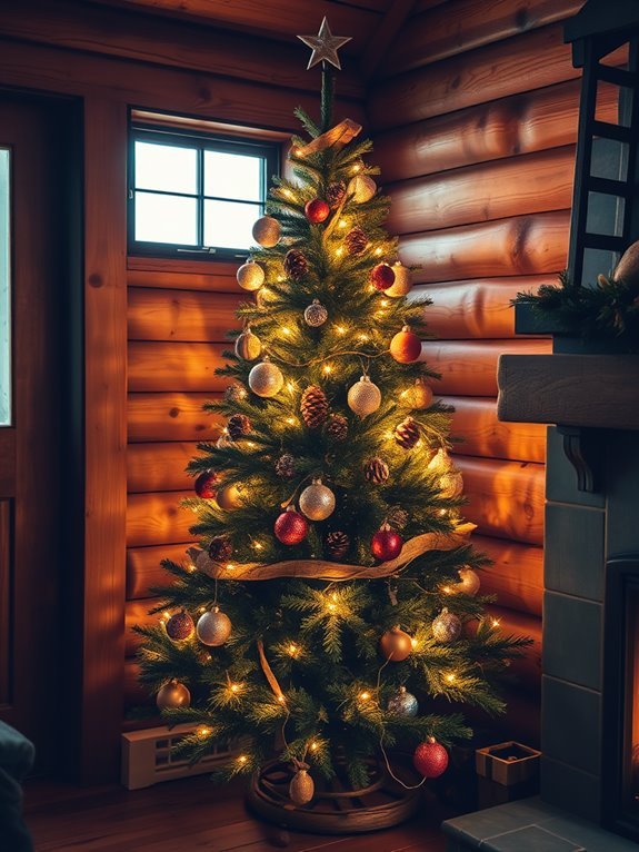 twinkling lights create coziness