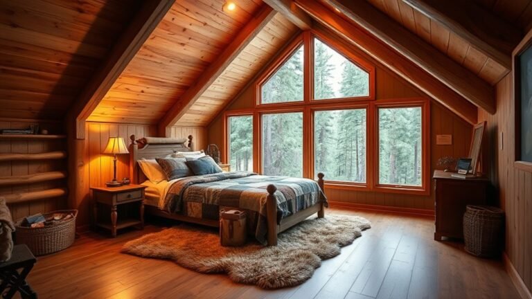 unique cabin loft bedrooms