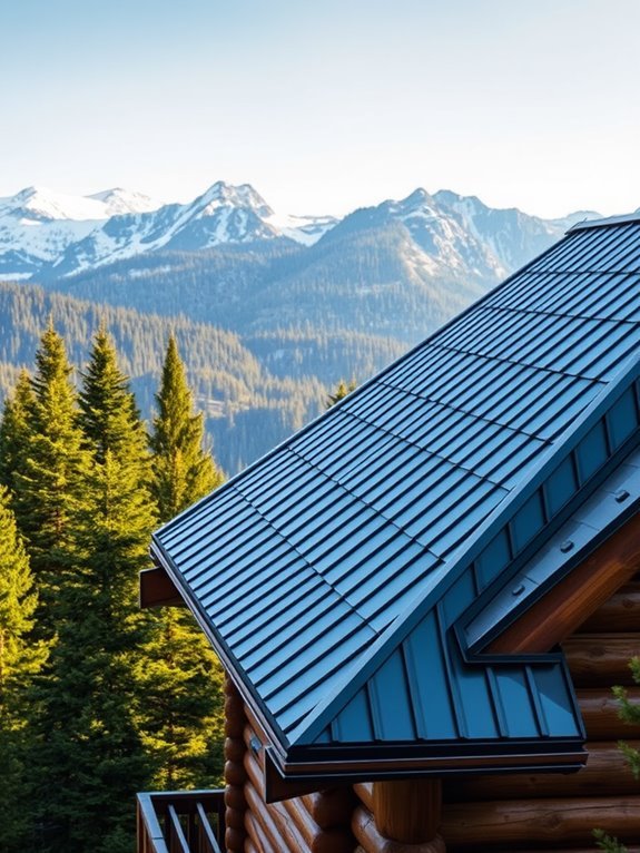 variety of metal roofs