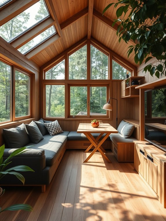 versatile furniture for cabins