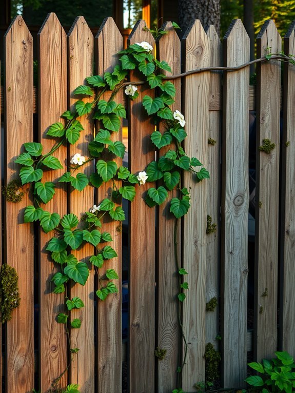 vertical garden fencing design