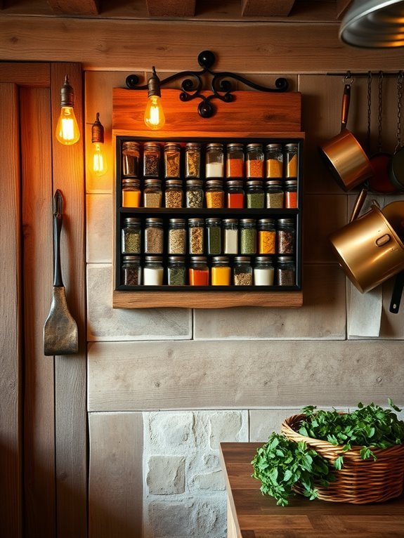 vertical storage for spices