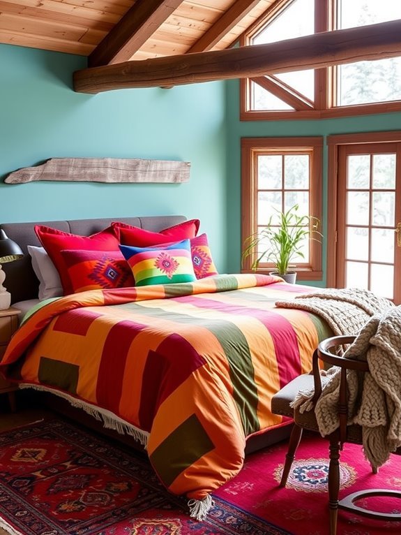 vibrant and stylish linens