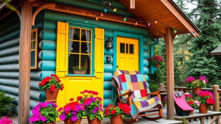 vibrant cabin decor inspiration