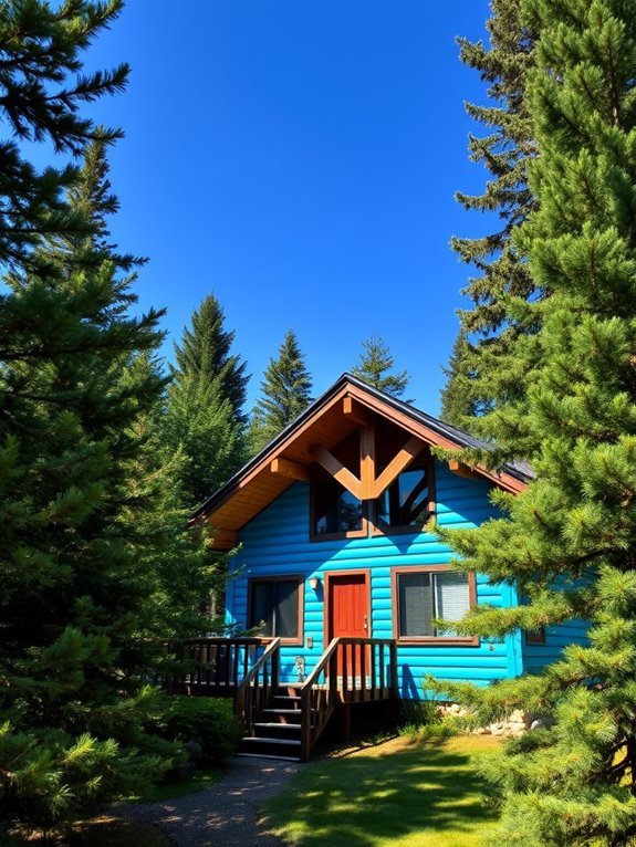 vibrant hue of blue