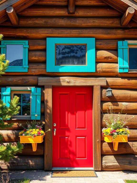 vibrant hues for entrances