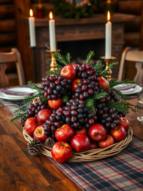 vibrant seasonal fruit arrangements