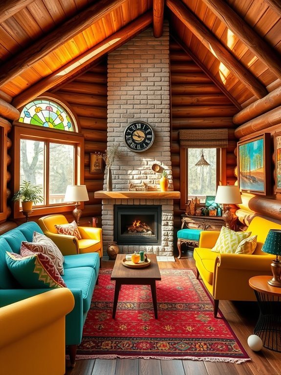 vibrant vintage color schemes