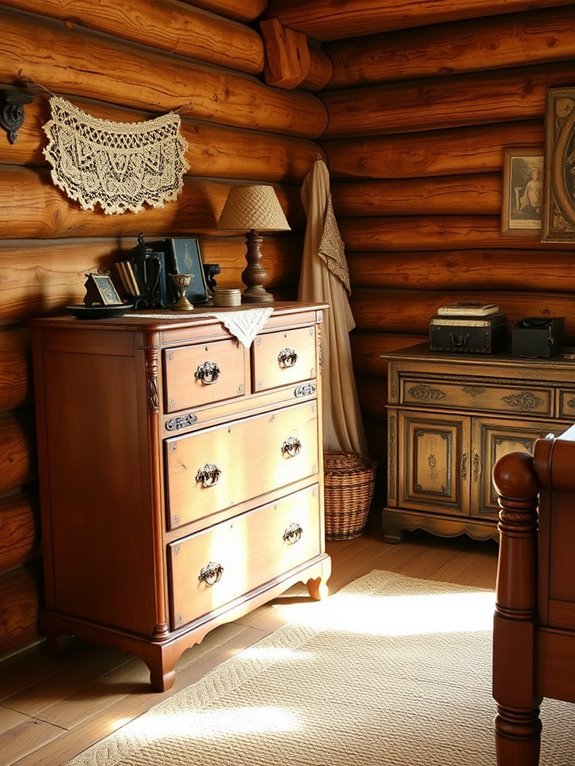 vintage furniture storage solutions